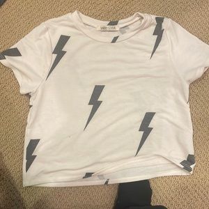 Sunday Stevens lightening bolt tee.